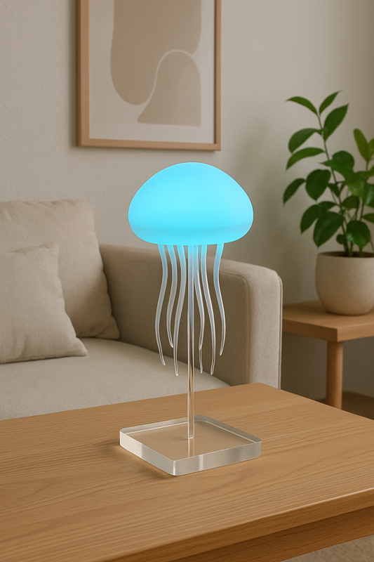 Sprachgesteuerte Quallenlampe mit Full-Color-Gradient-Beleuchtung